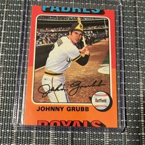 🔥ERROR CARD🔥 🏈 Topps Chewing Gum, Inc. Johnny Grubb Football Trading Card #298